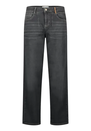 CARTOON - Used Look-Jeans Black Denim - Gr. - 38
