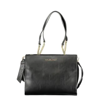 Mario Valentino Schwarze Polyurethan Damen Tasche