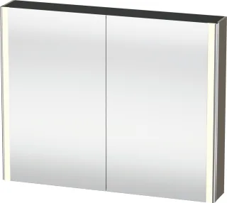 Duravit XSquare Spiegelschrank Flanell Grau 1000x155x800 mm - XS7113089890000 XS7113089890000