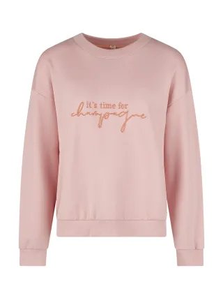 Short Stories - Sweatshirt/Sweatjacke silver pink - Gr. - M