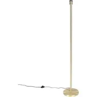 Qazqa Stehlampe Simplo, ohne Leuchtmittel, Warmweiß, QAZQA Stehlampe, e27, Gold, Stahl, Modern