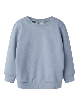 NAME IT - NMNSELI LS SWE BRU NOOS Dusty Blue - Gr. - 116