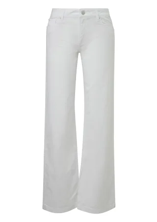 qs - Jeans-Hose weiß - Gr. - 42/32