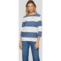 Rabe 3/4-Arm-Shirt mit All-Over Schriftzügen