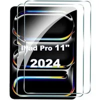 ibettertec Schutzfolie Panzerglas für iPad Pro 11 Zoll M502025 M4 2024 Schutzfolie, (Displayschutz Kompatibel mit iPad Pro 11 Zoll M4 (2024), Modelle A2837/A2836/A3006), 9H Härte 2.5D[Hohe Auflösung][Anti-Bläschen][Anti-Kratzen]