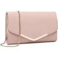 Miss Lulu Abendtasche Clutch Damen Elegant Kettentasche Hochzeit Umhängetasche Handtasche