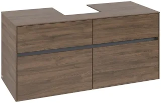 Villeroy & Boch Waschtischunterschrank Collaro C09700 1200x548x500mm Arizona Oak C09700VH