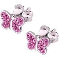 schmuck23 Paar Ohrstecker Kinder Ohrringe Schmetterling 925 Silber, Schmuck für Kinder Damen und Mädchen