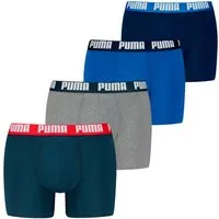 PUMA Boxershorts PUMA MEN EVERYDAY BOXER 4P ECOM (Packung, 4er Pack) mit breitem Logo-Webbund