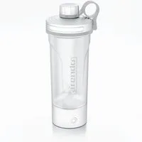 Arendo Protein Shaker Elektrischer Eiweißshaker 700 ml, verschließbar, spülmaschinengeeignet, Kunststoff (BPA-frei), (1-tlg), Mixbecher, Tragegriff, BPA-frei, für unterwegs, Yoga, Finess, Sport