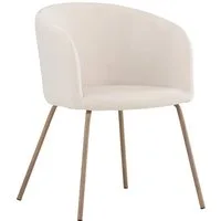 Luxusbetten24 Esszimmerstuhl Natura, aus komfortablem Polyester-Samt
