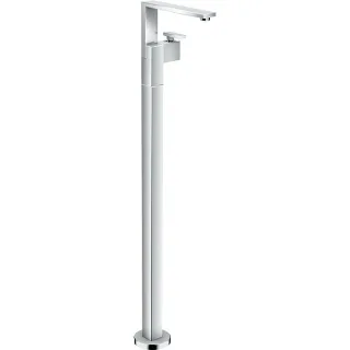 hansgrohe Axor Edge Waschtischarmatur 46041000 chrom, Diamantschliff, mit Push-Open Ablaufgarnitur, Ausladung 180mm, bodenstehend