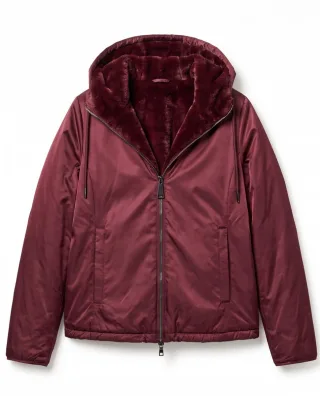 Betty Barclay - Wendbare Jacke mit Kapuze rot - Gr. - 44