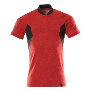 MASCOT Herren Polo-Shirt ACCELERATE Verkehrsrot / Schwarz M - 18083-801-20209-M