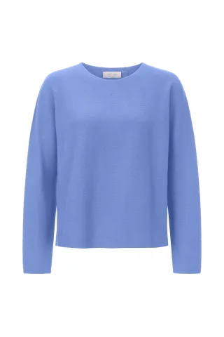 Rich & Royal - Crew Neck Drop Shoulder bluebelle - Gr. - XL
