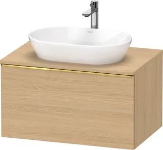 Duravit D-Neo Konsolenwaschtischunterbau wandhängend Natur Eiche Matt 800x550x459 mm - DE49470343000 DE4947034300000