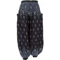 Guru-Shop Relaxhose Luftige XL Pluderhose für starke Frauen, plus.. Ethno Style, alternative Bekleidung