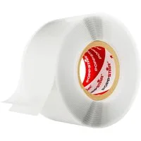 Poppstar Dichtband Selbstverschweißendes Silikonband (zum Reparieren, Isolieren und Abdichten, 1-St., (Strom, Wasser, Luft) zum Umwickeln von Rohren, Kabeln, Schläuchen uvm.