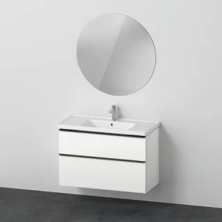Duravit D-Neo Möbelwaschtisch mit Waschtischunterbau und Spiegel 1000x480x2000 mm - DE011101818 DE011101818