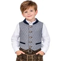 Isar-Trachten Trachtenjacke Kinderweste - AURIN - blau