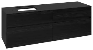 Villeroy & Boch Waschtischunterschrank Collaro C135B0 1600x548x500mm m. Bel. 4 Ausz. Waschtisch li B C135B0AB