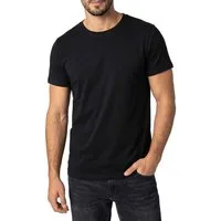 SUBLEVEL T-Shirt Herren Basic Shirt 5er Pack schwarz und weiß (5-tlg) Basic Shirt Sparpack