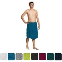 Lanudo Saunatuch Lanudo® Herren Saunakilt Pure Line, 100% Baumwolle, 400g/m, antibakter