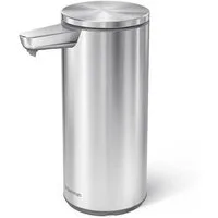 simplehuman Seifenspender Wiederaufladbarer Sensorspender Edelstahl Gebürstet 266 ml