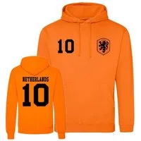 Youth Designz Kapuzenpullover Niederlande Herren Hoodie im Fußball "Trikot" Look mit trendigem Fronprint