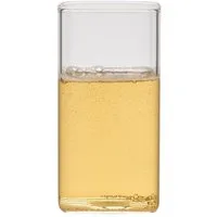 Zoha Glas Quadratische Glas Japanische Getränkebecher Hitzebeständig 350 ml, 8-tlg.