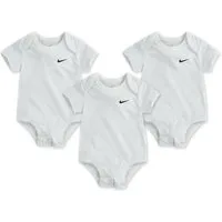 Nike Sportswear Body für Babies (Packung, 3-tlg) für Babys, im 3er-Pack, mit Rundhalsausschnitt, Kurzarm-Design