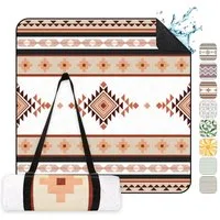 Picknickdecke Picknickdecke Wasserdicht Campingdecke 200x200 cm, Sekey, 3-Schicht mit PEVA Unterseite, für 4–6 Personen, für Strand & Camping