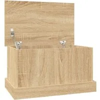 vidaXL Aufbewahrungsbox Aufbewahrungsbox Sonoma-Eiche 50 x 30 x 28 cm Holzwerkstoff (1 St)