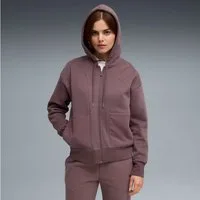 PUMA Kapuzensweatshirt HER RELAXED FULL-ZIP HOODIE FL mit Reißverschluss, mit Kängurutasche