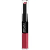 L'ORÉAL PARIS Lippenstift INFAILLIBLE 2-STEP LIP STICK, mit pflegendem Material, für geschmeidige Lippen, 24h Halt