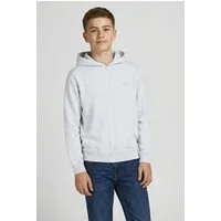 Jack & Jones Junior Kapuzensweatjacke JJCOLLEGE LOGO SWEAT ZIP HOOD JNR mit Logoprint