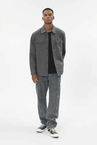 Overshirts MAdamo Overshirts Gerade Passform melange