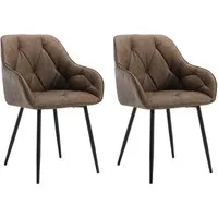 Woltu Polsterstuhl (Set, 2 St), Esszimmerstühle Ergonomisches Design Stuhl