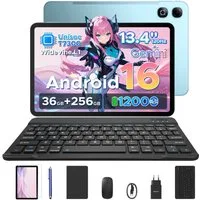 DOOGEE U13Pro Android 16 Tablet 13 Zoll mit Tastatur, Stift, 11000mAh, 120HZ Tablet (13.4", 256 GB, Android 16, Wifi, 36GB RAM (6+30GB erweitert)+ 256GB ROM, Gemini AI, 5G WiFi/Face ID/GPS)