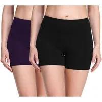 Merry Style Leggings Damen Shorts Radlerhose Hotpants MS10-283 (2-tlg) aus Viskose