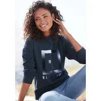 Elbsand Sweatshirt Fionni mit großem Logoprint, sportlich-casual