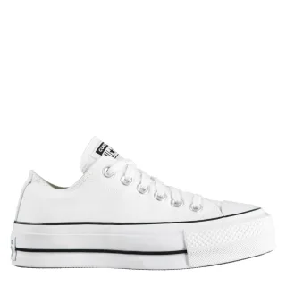 Converse - "Chuck Taylor" Schuhe mit Plattform-Sohlen für Damen, Canvas (Weiß/Schwarz)