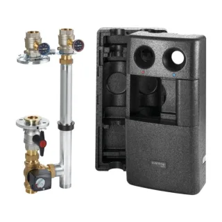 Oventrop Regumat Kessel-Anbindesystem 1358640 DN 50, ohne Pumpe, mit universeller Wärmedämmung