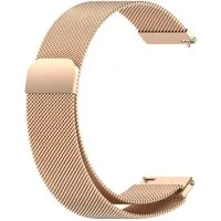 SmartUP Smartwatch-Armband 18mm / 20mm / 22mm Stegbreite Metall Milanese Edelstahl Ersatzband, für Smartwatch und klassische Uhr