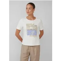 s.Oliver Kurzarmshirt T-Shirt T-Shirt aus Interlockjersey mit Frontprint