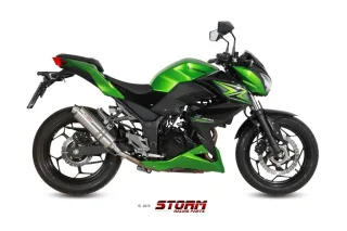 Sport Auspuff GP Storm by MIVV Edelstahl KAWASAKI NINJA 300 Bj. 2013-2016 +ABE