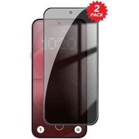 Wigento Displayschutzglas Privacy 2x für Nothing Phone 4a Pro Display 9H Hartglas Blickschutz für Nothing Phone 4a Pro, Spar Set Privacy Display Schutz Glas