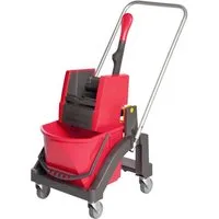 Vermop Putzwagen VERMOP Reinigungswagen Aquva 17l-Eimer inkl. Presse