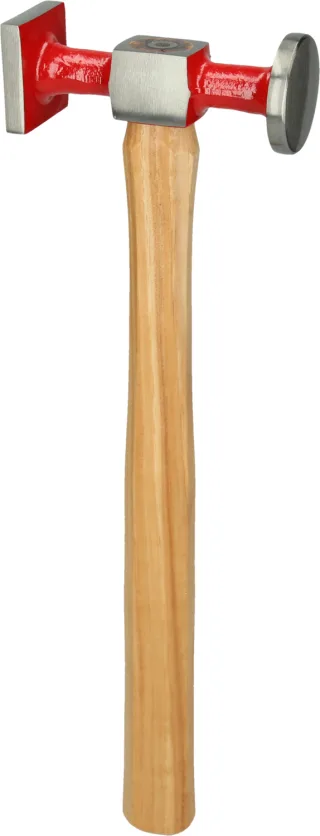 KS Tools Karosserie-Standard-Hammer, groß rund-eckig-gewölbt, 325mm - 140.2134