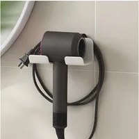 FOUORTUNATE-BEE Wandhalter Föhnhalter ohne Bohren Wandhalter Bad Organizer selbstklebend, Haartrockner Halter Bad Wand Küche Hotel Aufbewahrung